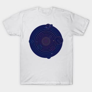Neon Planets T-Shirt